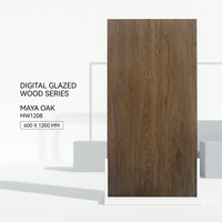 Carrelage en bois massif 600x1200mm, épaisseur 9mm, motif bois sculpté fin, antibactérien, doux et léger, antidérapant pour salle de bain