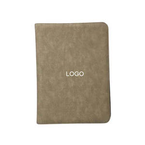 Porte-clés personnalisé en cuir PU avec fermeture éclair A4 pour hôtel, noir, marron, bleu, organisateur de porte-clés pour entreprise immobilière - Product Image 5