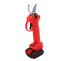 Sécateur Électrique Sans Fil à Batterie 30mm Télescopique, Cisaille Électrique à Cliquet 20V pour Bricolage, Sécateur de Jardin en Plastique