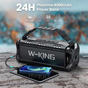 W-King D8 Waterproof Rechargeable Laptop <strong>PC</strong> Sound Tweeter Sub Woofer Outdoor Mart Bluetooth Portable Wireless Gaming <strong>Speakers</strong> - Product Image 2