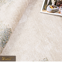 Tapis turc premium LandScopeTech, paysage abstrait, tissage Wilton, tapis en coton avec finition soyeuse, tapis en relief 3D