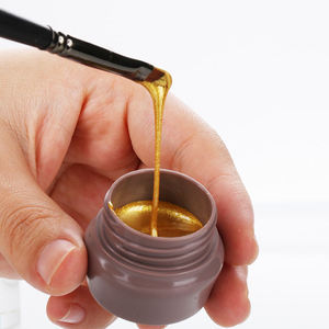 NOUVEAU <span class=keywords><strong>Mini</strong></span> pot en plastique brun bon marché de 5 g pour gel à ongles, crème, en vente - Product Image 4