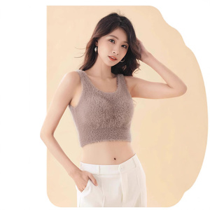 Canottiera calda aderente morbida e accogliente da <span class=keywords><strong>donna</strong></span> con fondo leggero Push-Up - Product Image 3