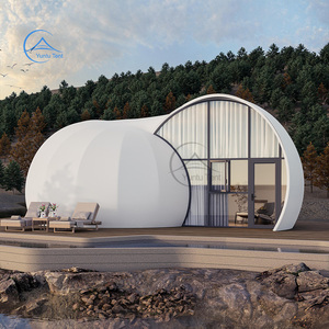 Tente-<span class=keywords><strong>cocoon</strong></span> de glamping semi-permanente en forme d'escargot avec structure en acier pour les températures extrêmes - Product Image 1