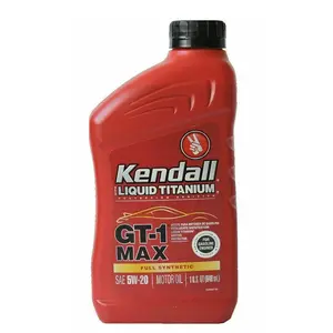 Kendall — boîte d'huile moteur synthétique entièrement, 5 w20 5W-20, GT1 Max avec liquide en titane, 12 bouteilles en 1
