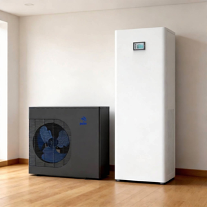 <span class=keywords><strong>Bomba</strong></span> de <span class=keywords><strong>Calor</strong></span> Híbrida de Alta Temperatura con Inversor DC R290, Sistema de Calefacción y Refrigeración para Hogar con Energía Solar - Product Image 1