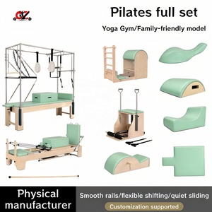 CZFIT – Combo Cadillac Reformer et Trapèze en Bois Durable, Vente Directe Usine, Logo Personnalisé Disponible, Exclusif pour les Grossistes - Product Image 1