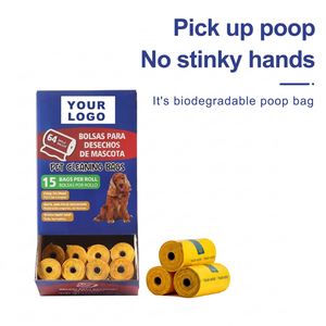 Sacs à déjections canines avec distributeur, plus de 12 rouleaux, sacs biodégradables pour excréments - Product Image 3