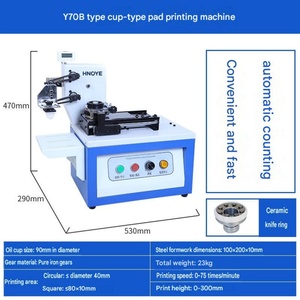 Impresora Neumática de Tampografí<span class=keywords><strong>a</strong></span> de un Solo Color para Cajas de Cartón Plástico, Cajas Corrugadas, Codificación de Fechas - Product Image 2