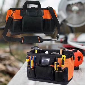 High Quality High Load Bearing Heavy Duty Kit Reinforced Webbing Large Capacity Waterproof Oxford Durable Shoulder <b>Tool</b> <b>Bag</b> - Product Image 1