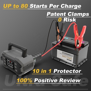 Compresor de aire portátil Utrai 3000A 150psi, paquete 4 en 1 de 12/24 Voltios con cables de puente, <span class=keywords><strong>arrancador</strong></span> de SALTO para camiones y motocicletas - Product Image 2
