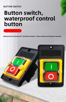 Interrupteur à bouton-poussoir étanche KAO-10KH KAO-5M marche/arrêt 10A 24V IP53 1NO1NC avec boîtier