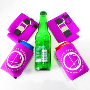Customized Neoprene Can Cooler Stubby Cooler Beer Can <b>Bottle</b> Stubby Holder Sleeve With Beer Opener - Product Image 6