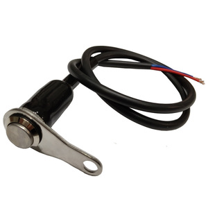 Interruptor de botón metálico para motocicleta Motorola, de aleación de aluminio, 2 cables, para faro, bocina, encendido, intermitente de emergencia, uso general - Product Image 5