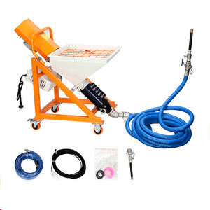 Máquina de Pulverización de Alta Potencia 5500W para Masilla de Yeso, Cemento, <span class=keywords><strong>Mortero</strong></span> y Pintura/Revestimiento Ignífugo, Capacidad de Tolva de 40L, Alta Eficiencia - Product Image 6