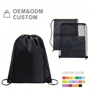 Pickleball Bag,Custom Mesh Draw String <b>Backpack</b> Sports and Gym Bag for School Shopping Yoga Foldable for Child Beach Swimming - Product Image 4