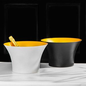 Cubeta Enfriadora de Bebidas Personalizada de Acero Inoxidable 201 de 12L, Enfriador de Botellas para Bar, Enfriador de Cerveza, Champán y Hielo - Product Image 2