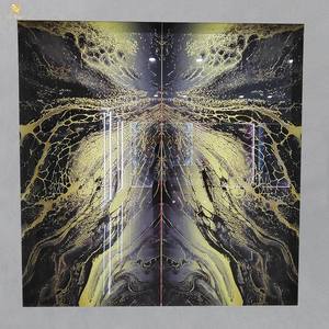 กระเบื้องหินเคลือบเงาสีทองสีดำขัดเงาของตกแต่งบ้านหรูหราผนังแผ่นเคลือบเงาขนาดใหญ่ลายครามแบบอิตาลี - Product Image 5