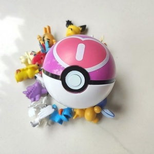 <span class=keywords><strong>Figurine</strong></span> Pokémon Ball, jouet de poche, objet décoratif pour enfants, jouet éducatif, balle en plastique - Product Image 3