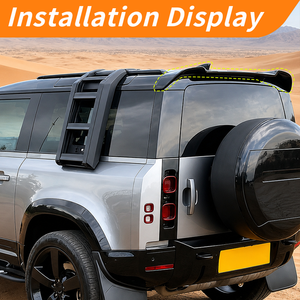Spoiler Posteriore Nero Lucido per Land Rover Defender 90/110/130 2020-2026, in Plastica <span class=keywords><strong>ABS</strong></span> - Product Image 6