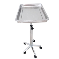 Table d'examen OSCAT en acier inoxydable 304, réglable en hauteur, rotation à 360 degrés, plateau poli miroir pour clinique vétérinaire et hôpital