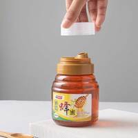 Vente en gros bouteille d'huile d'olive pots en plastique carré clair pot de miel sirop liquide huile d'olive bouteilles vides pour la cuisine