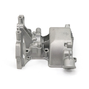 Pieza de fundición a presión de aluminio A380 para componentes de carrocería automotriz, superficie plateada con acabado por granallado. - Product Image 4