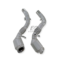 Auto-Tuning Auspuffkrümmer Downpipe für BMW X7 M50I 4.4T 2019-2022 N63 Motor Ohne Motorfehleranzeige Auspuffrohre