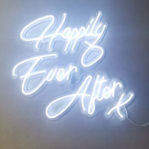 Enseigne au néon LED <span class=keywords><strong>Happily</strong></span> <span class=keywords><strong>Ever</strong></span> <span class=keywords><strong>after</strong></span> pour mariage et décoration d'entreprise pour entreprises et hôpitaux - Product Image 1