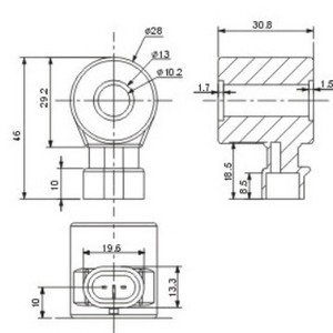 Valve d'injection électronique double carburant Nijia Technology NJT-231 en plastique pour remplacement et réparation - Product Image 2