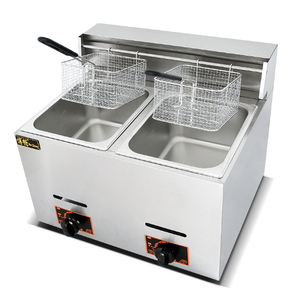 Bán hot chất lượng cao khí thép không gỉ vỉ nướng và nồi chiên sâu máy cho khách sạn và nhà hàng thương mại Nồi chiên - Product Image 3