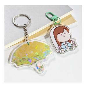 Porte-clés rond en acrylique transparent de haute qualité, logo personnalisé, idéal pour les entreprises et les hôtels, porte-clés promotionnel vierge et attrayant - Product Image 6