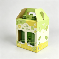 Boîte cadeau avion écologique personnalisée en papier de haute qualité pour bouteille carrée de boisson, pot ou ensemble de compléments alimentaires