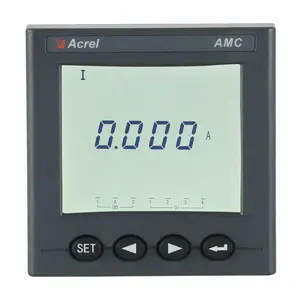 AMC72L-AI Single-phase AC Digital Ammeter 35mm Din Rail Installation RS485 Communication 85~265V AC/DC