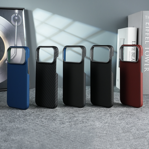 Ốp lưng điện thoại iPhone 17 Pro Max chất liệu TPU PC giả vân carbon mờ, chống sốc, bảo vệ toàn diện, siêu mỏng - Product Image 6