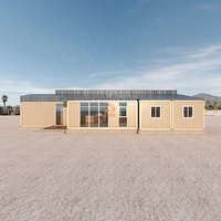 Bureau et maison de conteneur préfabriqués entièrement meublés 9-en-1, en acier galvanisé durable, fabriqués en Chine