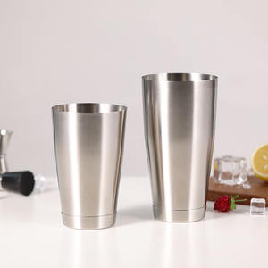 Facile da separare Boston Shaker <span class=keywords><strong>Set</strong></span> 18oz & 28oz <span class=keywords><strong>Cocktail</strong></span> Shaker in acciaio inox 201 per la produzione di bevande accetta personalizzato - Product Image 2