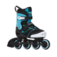 Patins à roulettes en ligne pour enfants, taille réglable, avec support en aluminium et roues en PU, pour garçons et filles