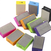 Plaques de polissage rectangulaires électroformées en diamant pour chanfreinage de bords de verre, personnalisables, vente en gros fabricant