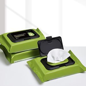 Lingettes hygiéniques jetables de haute qualité pour le visage et la peau lingettes apaisantes pour le visage lingettes de maquillage pour le nettoyage du visage des adultes - Product Image 2