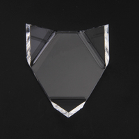 Supports en acrylique triangulaires pliables transparents modernes et personnalisés de 2 mm d'épaisseur pour présentoirs de vêtements – Vente en gros