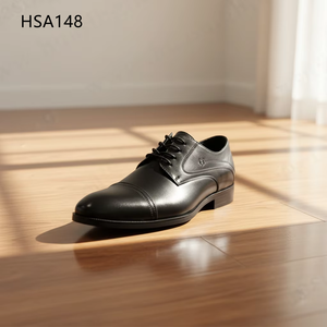 HY, Chaussures habillées pour hommes en cuir patchwork marron, style rétro <span class=keywords><strong>français</strong></span>, coupe mi-haute, personnalisées, pour uniforme, HSA160 - Product Image 6