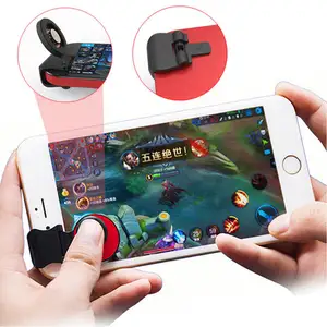新产品2021可调无线连接移动剪辑游戏操纵杆控制器移动游戏控制器适用于所有触摸屏