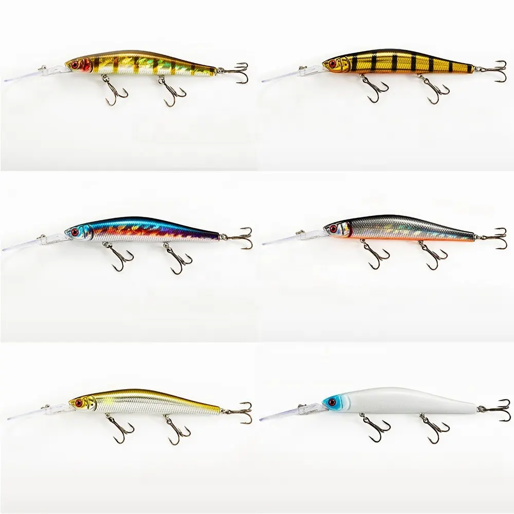 Hunthouse neuer Köder Jerkbait 115 mm 20 g 3D hängender schwerer Wobbler Salzwasser-Harfköder Minnow-Fischköder