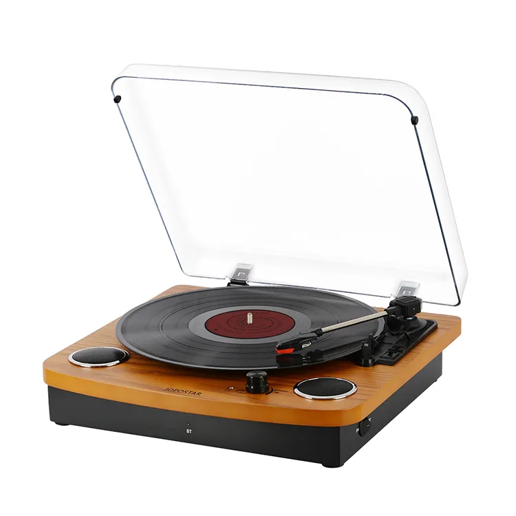 Gramafon original en vinyle rétro, enregistrement de luxe, style haut-parleur, gramophone