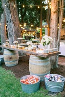 Table ronde pliante en bois pour événements en plein air, mariage, banquet, dîner, fête, mobilier d'hôtel