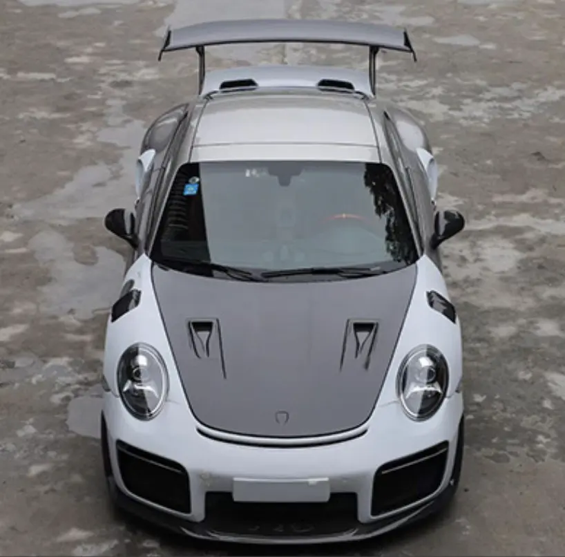 MRD Body kit For Porsche 911 991 facelift to GT2 RS full Body kit Factory hood fenders front bumper rear bumper spoiler