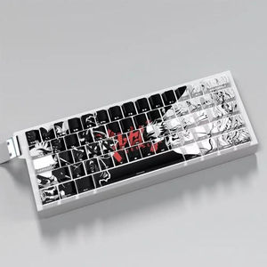 Juego de <span class=keywords><strong>98</strong></span> Teclas <span class=keywords><strong>Berserk</strong></span>, Teclas de Anime, PBT Cherry con Grabado Lateral, Teclas Personalizadas DIY para Teclado Mecánico 60/65/68/75/87 - Product Image 4
