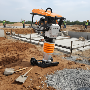Compacteur vibrant Vevor Jumping Jack, moteur 196 cc, force d'impact 3600 lb, pour sols, dalles et fondations, 26 pouces - Product Image 2