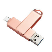 Clé USB Type-C 3 en 1 3.0, clé USB Type C 16 Go 32 Go 64 Go 128 Go, clé USB OTG pour iPhone, PC, téléphone